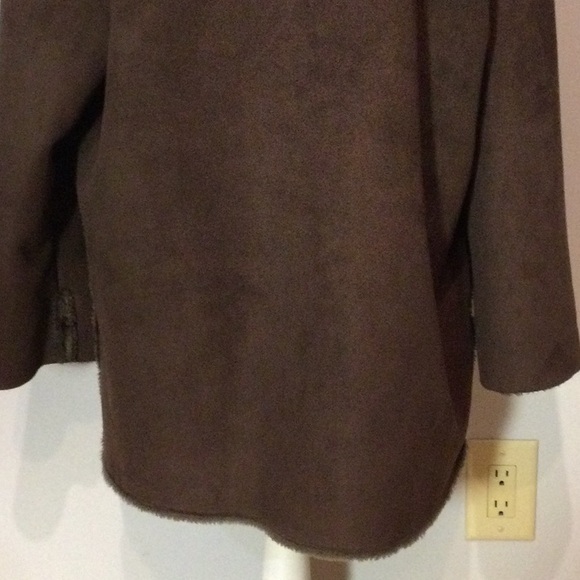 Jones New York Faux Suede Coat - Picture 6 of 16